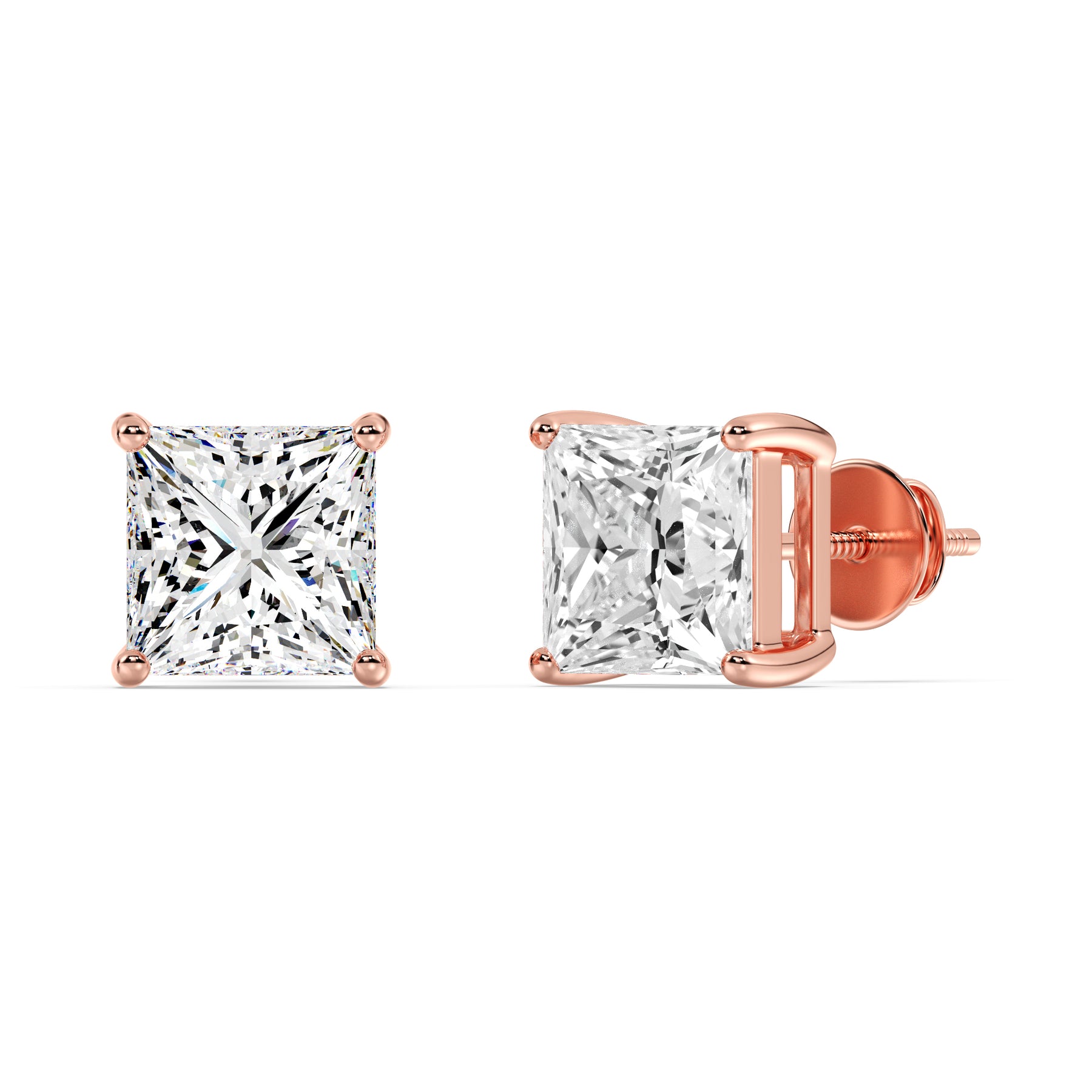 Stunning_Princess-Cut_Lab_Created_Diamond_Stud_Earrings_in_14K_Rose_Gold